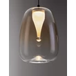NovaLuce OBLO függeszték fém, üveg, fekete, borostyán, LED, 3W, 195lm, 3000K - NL-9009173