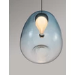 NovaLuce OBLO függeszték fém, üveg, fekete, kék, LED, 3W, 140lm, 3000K - NL-9009175