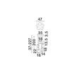 NovaLuce OBLO függeszték fém, üveg, fekete, füstszín, LED, 18W, 1080lm, 3000K - NL-9009178