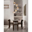 NovaLuce OBLO függeszték fém, üveg, fekete, borostyán, LED, 18W, 1170lm, 3000K - NL-9009179