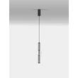 NovaLuce ULON függeszték fém, üveg, fekete, füstszín, LED, 15W, 825lm, 3000K - NL-9009182