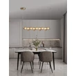 NovaLuce LEDA függeszték fém, üveg, arany, borostyán, LED, 30W, 1800lm, 3000K - NL-9009186