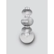 NovaLuce LEDA fali lámpa fém, üveg, króm, füstszín, LED, 18W, 900lm, 3000K - NL-9009189