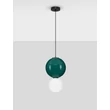 NovaLuce NOESIS függeszték fém, üveg, fekete, zöld, LED, 7W, 420lm, 3000K - NL-9009193