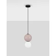 NovaLuce NOESIS függeszték fém, üveg, fekete, barna, LED, 6W, 360lm, 3000K - NL-9009196