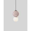 NovaLuce NOESIS függeszték fém, üveg, fekete, barna, LED, 4W, 240lm, 3000K - NL-9009200