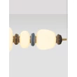 NovaLuce PALO függeszték fém, üveg, arany, sokszínű, LED, 28W, 1680lm, 3000K - NL-9009203