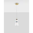 NovaLuce PALO függeszték fém, üveg, arany, sokszínű, LED, 12W, 720lm, 3000K - NL-9009205