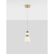 NovaLuce PALO függeszték fém, üveg, arany, sokszínű, LED, 12W, 720lm, 3000K - NL-9009205