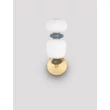 NovaLuce PALO fali lámpa fém, üveg, arany, sokszínű, LED, 12W, 720lm, 3000K - NL-9009206