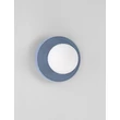 NovaLuce ORBIQUE fürdőszobai fali lámpa porcelán, üveg, kék, fehér, G9, IP44 - NL-9009209