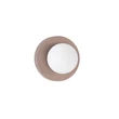 NovaLuce ORBIQUE fürdőszobai fali lámpa porcelán, üveg, barna, fehér, G9, IP44 - NL-9009210