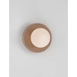 NovaLuce ORBIQUE fürdőszobai fali lámpa porcelán, üveg, barna, fehér, G9, IP44 - NL-9009210