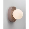 NovaLuce ORBIQUE fürdőszobai fali lámpa porcelán, üveg, barna, fehér, G9, IP44 - NL-9009210