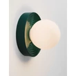 NovaLuce ORBIQUE fürdőszobai fali lámpa porcelán, üveg, zöld, fehér, G9, IP44 - NL-9009211
