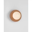 NovaLuce ORBIQUE fürdőszobai fali lámpa porcelán, üveg, barna, fehér, G9, IP44 - NL-9009212