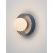 NovaLuce ORBIQUE fürdőszobai fali lámpa porcelán, üveg, kék, fehér, G9, IP44 - NL-9009213
