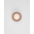 NovaLuce ORBIQUE fürdőszobai fali lámpa porcelán, üveg, barna, fehér, G9, IP44 - NL-9009214