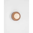 NovaLuce ORBIQUE fürdőszobai fali lámpa porcelán, üveg, barna, fehér, G9, IP44 - NL-9009214