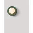 NovaLuce ORBIQUE fürdőszobai fali lámpa porcelán, üveg, zöld, fehér, G9, IP44 - NL-9009215