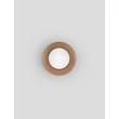 NovaLuce ORBIQUE fürdőszobai fali lámpa porcelán, üveg, barna, fehér, G9, IP44 - NL-9009216