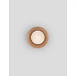 NovaLuce ORBIQUE fürdőszobai fali lámpa porcelán, üveg, barna, fehér, G9, IP44 - NL-9009216
