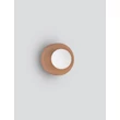 NovaLuce ORBIQUE fürdőszobai fali lámpa porcelán, üveg, barna, fehér, G9, IP44 - NL-9009216