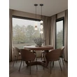 NovaLuce PALLINA függeszték fém, üveg, fekete, fehér, LED, 14W, 840lm, 3000K - NL-9009302