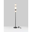 NovaLuce PALLINA állólámpa fém, üveg, fekete, fehér, LED, 16W, 960lm, 3000K - NL-9009309