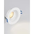 NovaLuce SELENITE beépíthető szpotlámpa fém, fehér, GU10 - NL-9011361