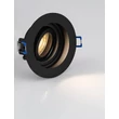 NovaLuce SELENITE beépíthető szpotlámpa fém, fekete, GU10 - NL-9011362