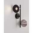 NovaLuce CONICO fali lámpa fém, fekete, kávé, GU10 - NL-9011429