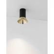 NovaLuce LUVIA mennyezet lámpa fém, fekete, arany, GU10 - NL-9011438