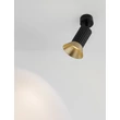NovaLuce LUVIA mennyezet lámpa fém, fekete, arany, GU10 - NL-9011440
