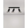 NovaLuce LUVIA mennyezet lámpa fém, fekete, bronz, GU10 - NL-9011443