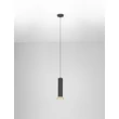 NovaLuce LUVIA függeszték fém, fekete, arany, GU10 - NL-9011446