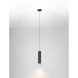 NovaLuce LUVIA függeszték fém, fekete, arany, GU10 - NL-9011446