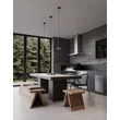 NovaLuce LUVIA függeszték fém, fekete, bronz, GU10 - NL-9011447
