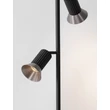 NovaLuce LUVIA állólámpa fém, fekete, bronz, GU10 - NL-9011451