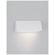 NovaLuce Liv kültéri fali lámpa fém, üveg, fehér, LED, 3000K, 3.5W, 150lm, IP54 - NL-9018061