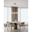 NovaLuce ALARO függeszték fém, arany, LED, 46W, 3067lm, 3000K - NL-9019725