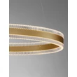 NovaLuce ALARO függeszték fém, arany, LED, 46W, 3067lm, 3000K - NL-9019725