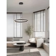 NovaLuce ALARO függeszték fém, fekete, LED, 46W, 3067lm, 3000K - NL-9019726
