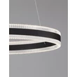 NovaLuce ALARO függeszték fém, fekete, LED, 46W, 3067lm, 3000K - NL-9019726