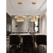 NovaLuce ALARO függeszték fém, arany, LED, 69W, 4565lm, 3000K - NL-9019727