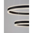 NovaLuce ALARO függeszték fém, fekete, LED, 69W, 4565lm, 3000K - NL-9019728
