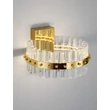 NovaLuce ΚΕΖΟ fali lámpa fém, üveg, arany, áttetsző, LED, 19W, 3500K, 1045 Lm - NL-9019737