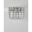 NovaLuce CELYSIA fali lámpa fém, kristály, króm, áttetsző, LED, 12W, 3500K, 804 Lm - NL-9019761