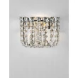 NovaLuce CELYSIA fali lámpa fém, kristály, króm, áttetsző, LED, 12W, 3500K, 804 Lm - NL-9019761