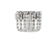 NovaLuce CELYSIA fali lámpa fém, kristály, króm, áttetsző, LED, 12W, 3500K, 804 Lm - NL-9019761